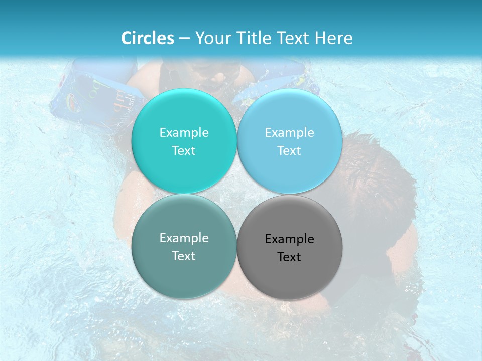 Father Boy Cheerful PowerPoint Template