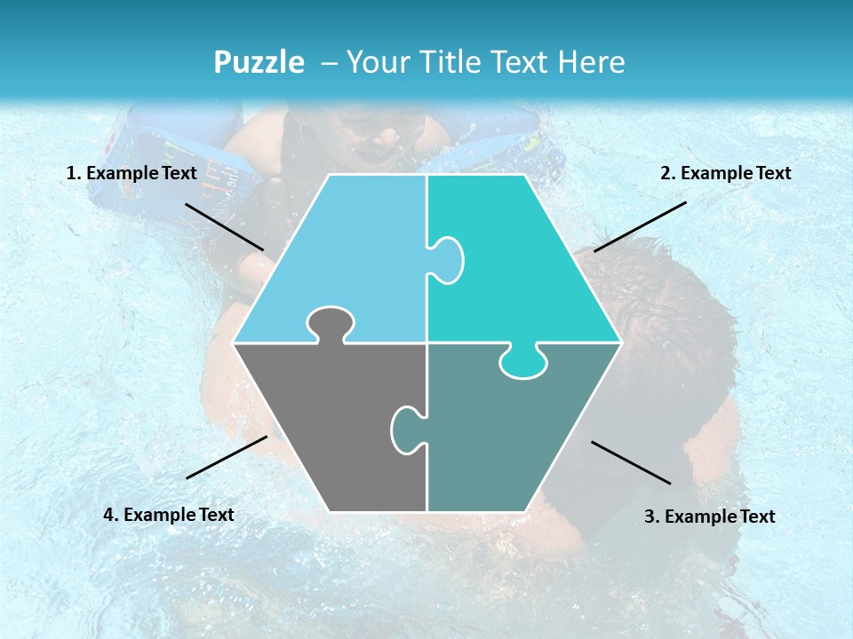 Father Boy Cheerful PowerPoint Template