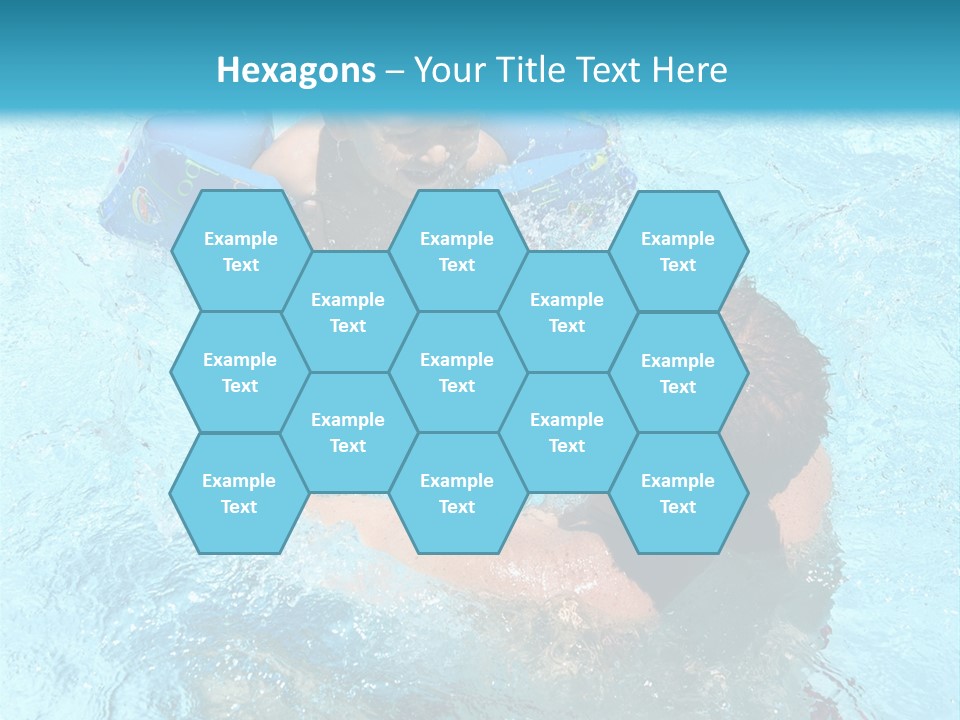 Father Boy Cheerful PowerPoint Template