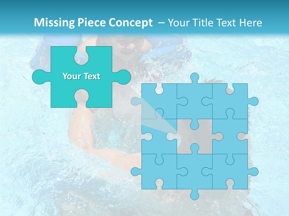 Father Boy Cheerful PowerPoint Template