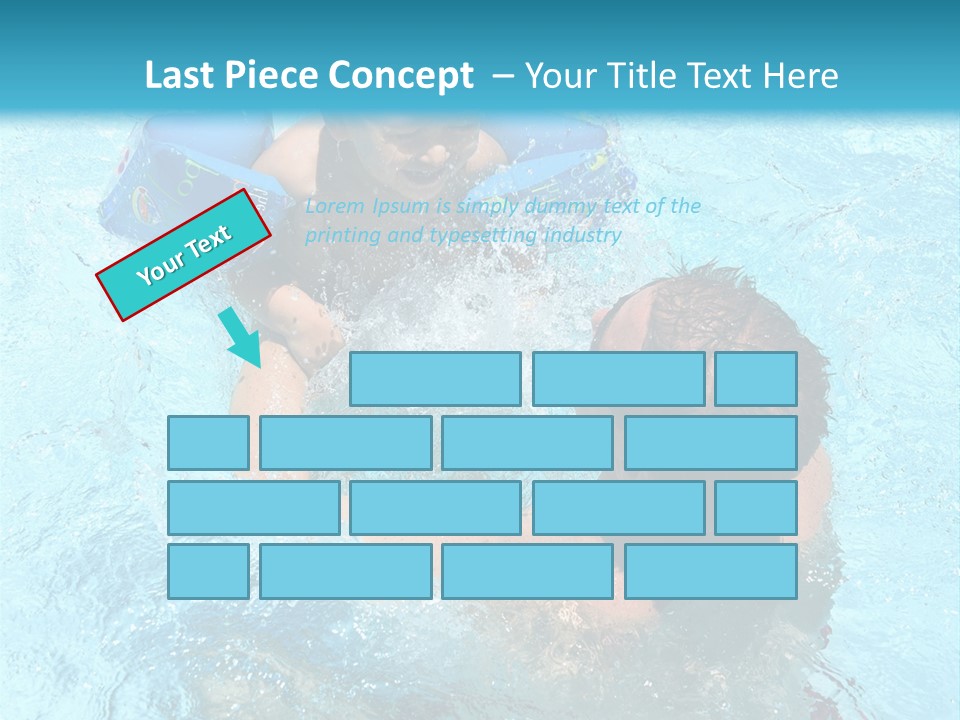 Father Boy Cheerful PowerPoint Template