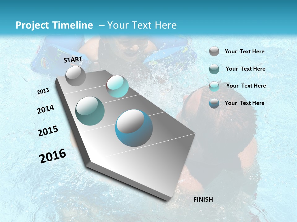 Father Boy Cheerful PowerPoint Template