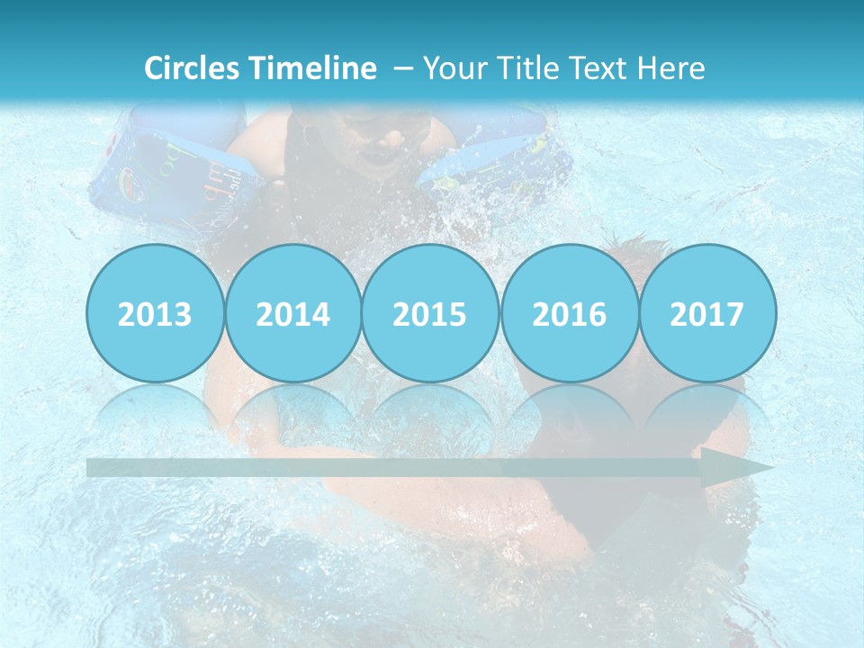 Father Boy Cheerful PowerPoint Template