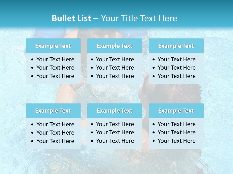 Father Boy Cheerful PowerPoint Template