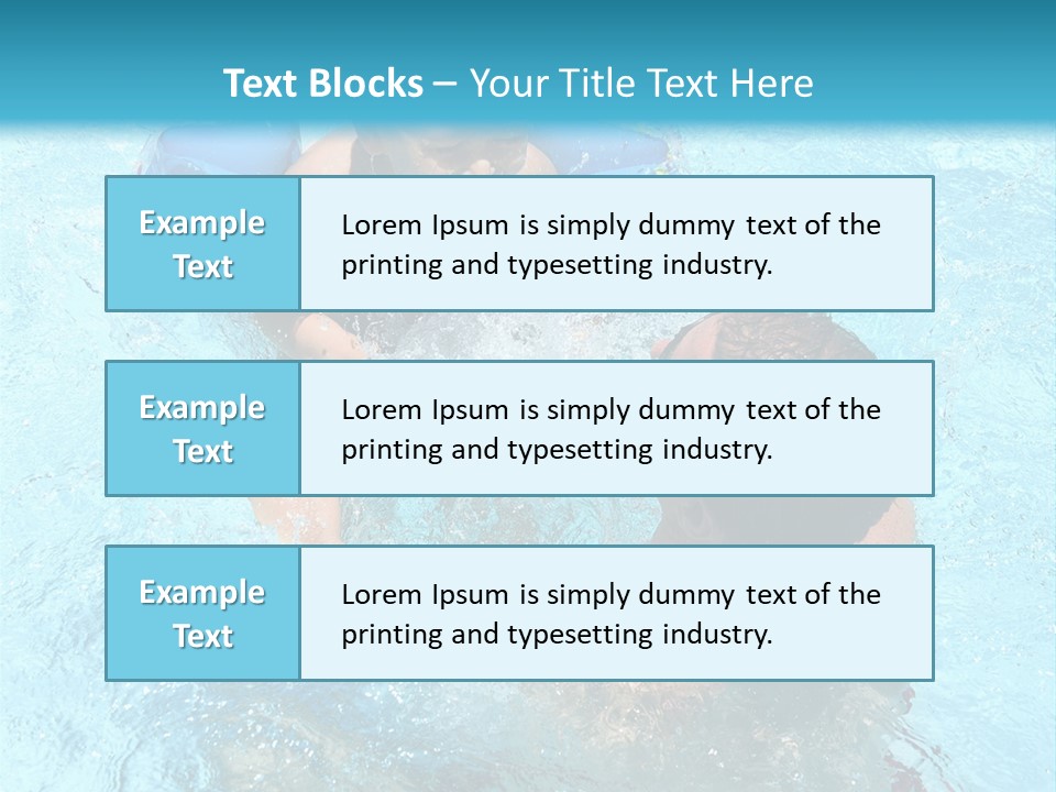 Father Boy Cheerful PowerPoint Template