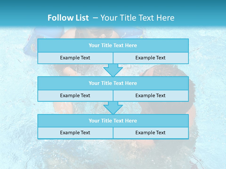 Father Boy Cheerful PowerPoint Template