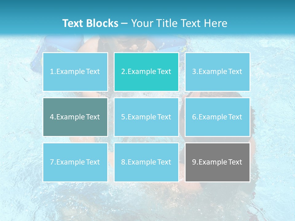 Father Boy Cheerful PowerPoint Template