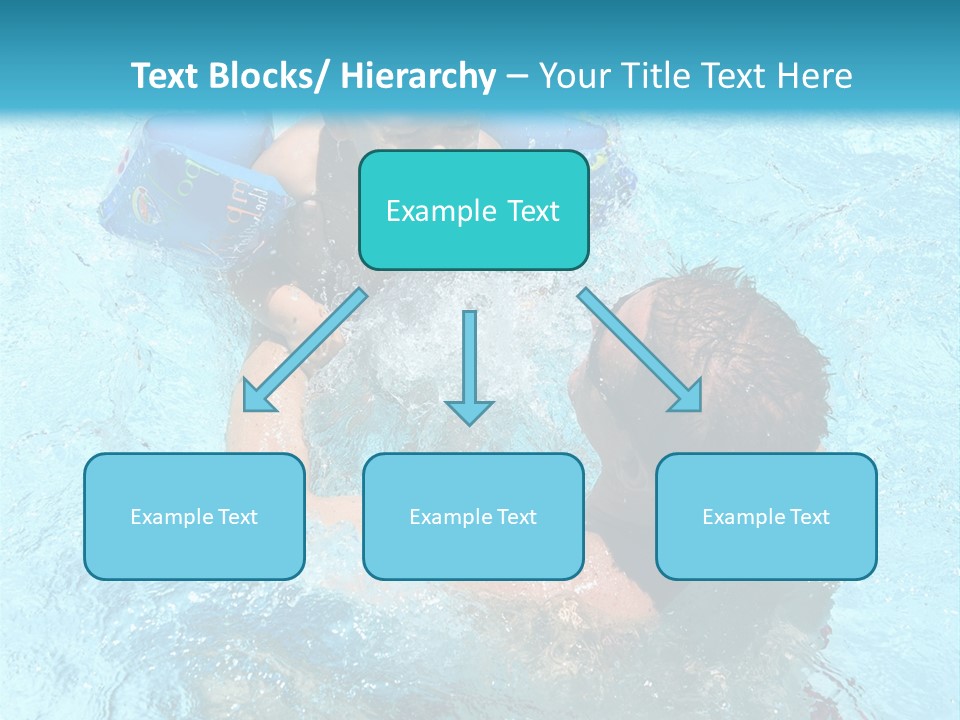 Father Boy Cheerful PowerPoint Template