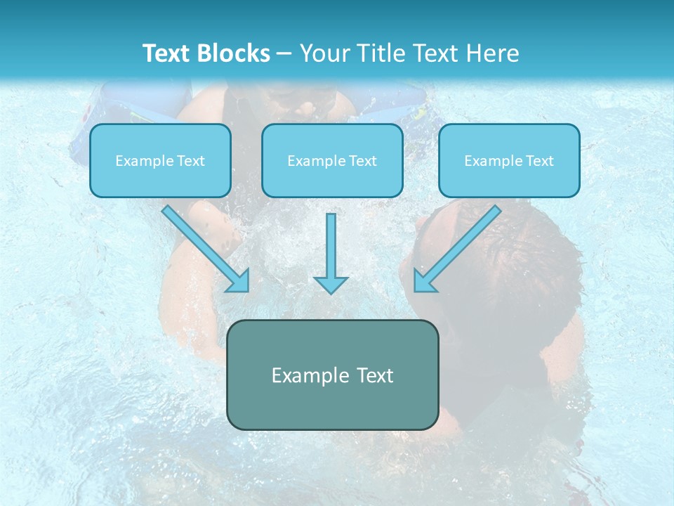 Father Boy Cheerful PowerPoint Template