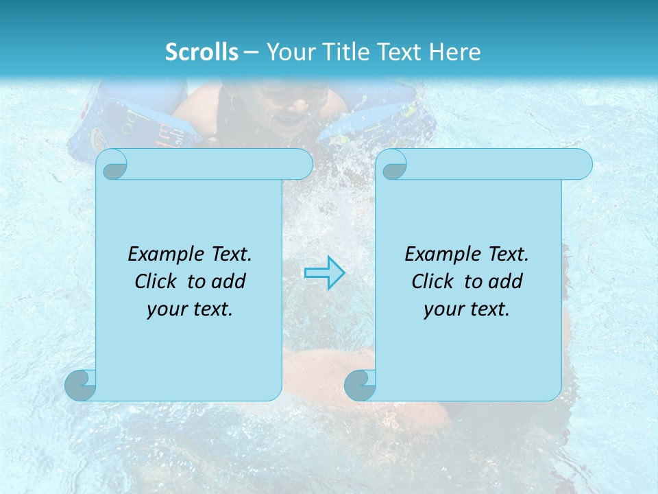 Father Boy Cheerful PowerPoint Template