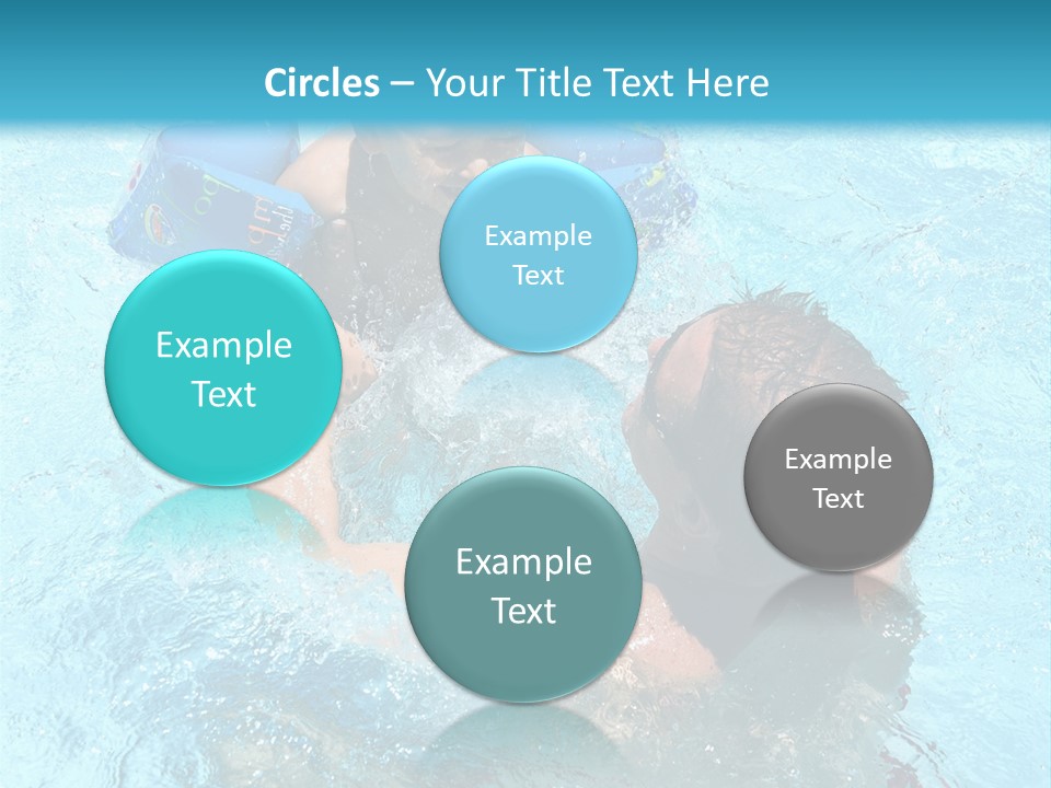 Father Boy Cheerful PowerPoint Template