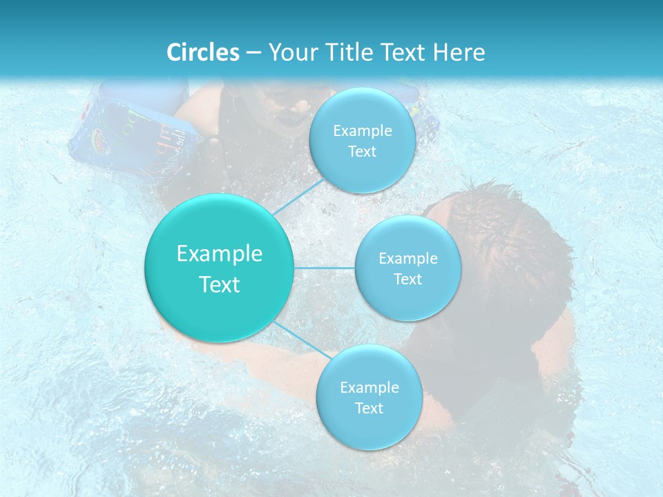 Father Boy Cheerful PowerPoint Template