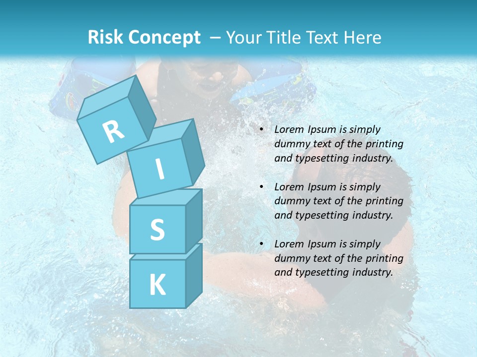 Father Boy Cheerful PowerPoint Template