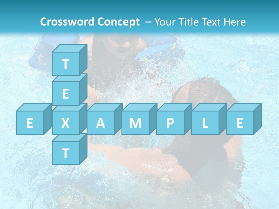 Father Boy Cheerful PowerPoint Template