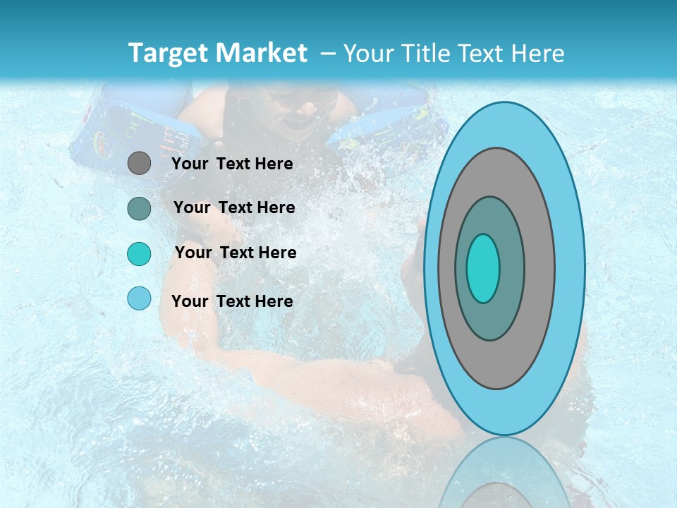 Father Boy Cheerful PowerPoint Template