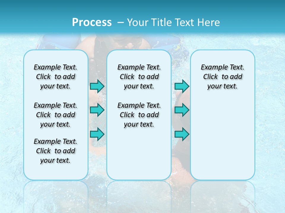 Father Boy Cheerful PowerPoint Template