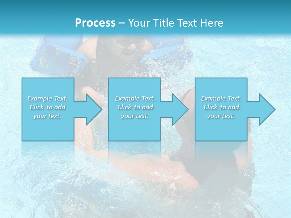 Father Boy Cheerful PowerPoint Template