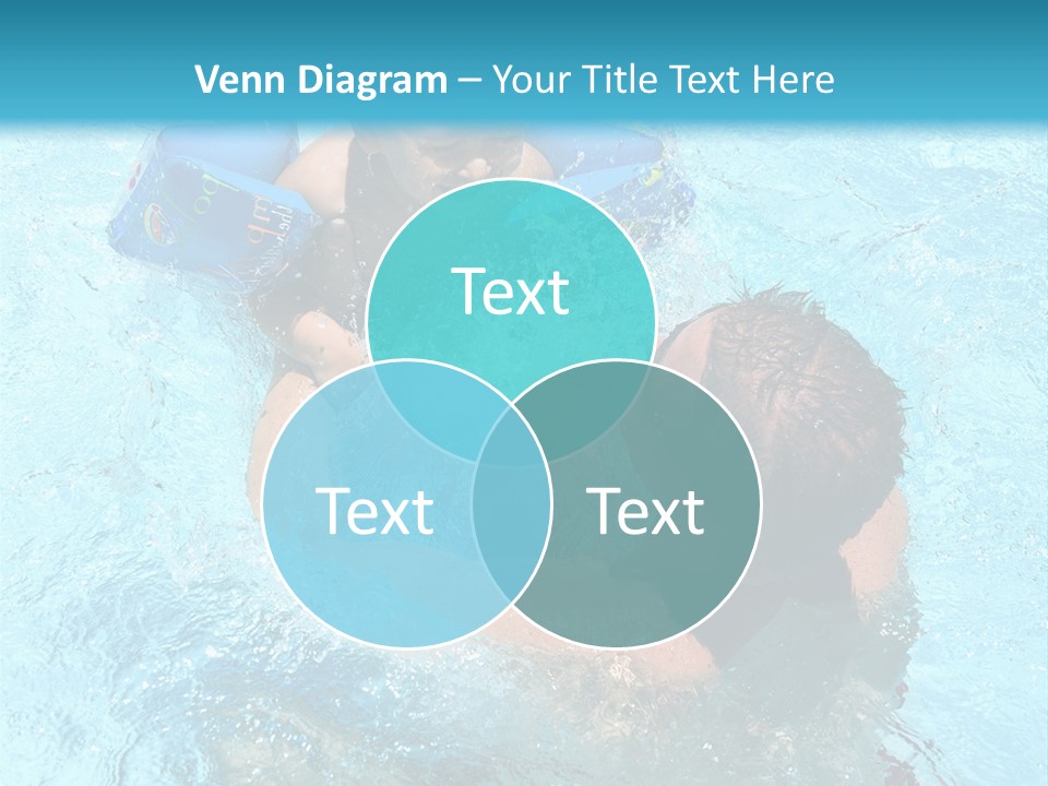 Father Boy Cheerful PowerPoint Template