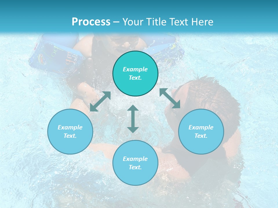 Father Boy Cheerful PowerPoint Template