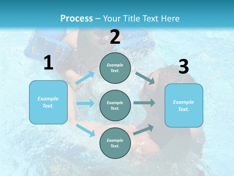 Father Boy Cheerful PowerPoint Template