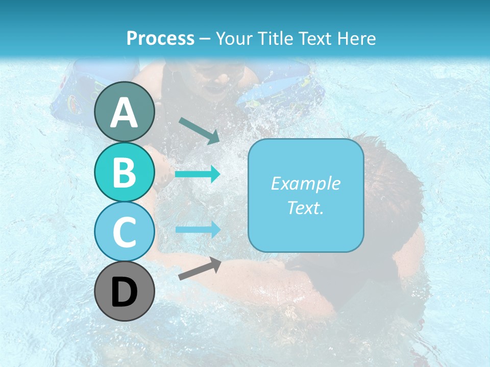 Father Boy Cheerful PowerPoint Template