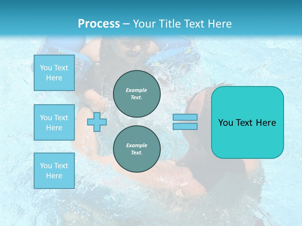 Father Boy Cheerful PowerPoint Template