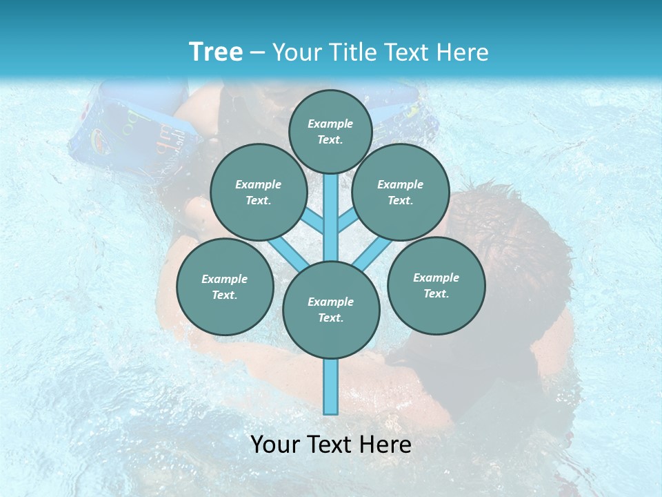 Father Boy Cheerful PowerPoint Template