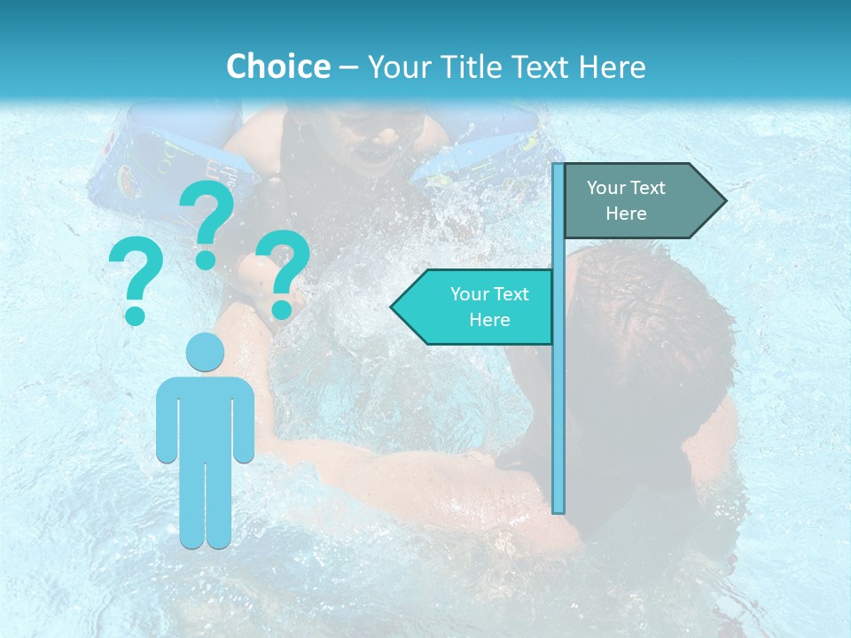 Father Boy Cheerful PowerPoint Template