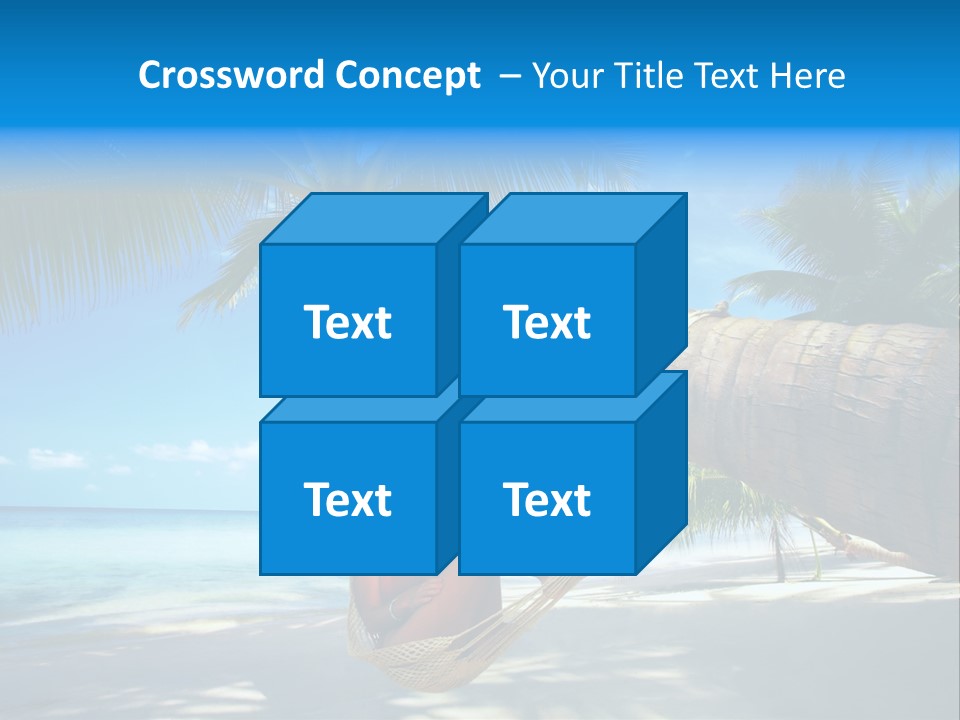 Ocean Bracelet Woman PowerPoint Template