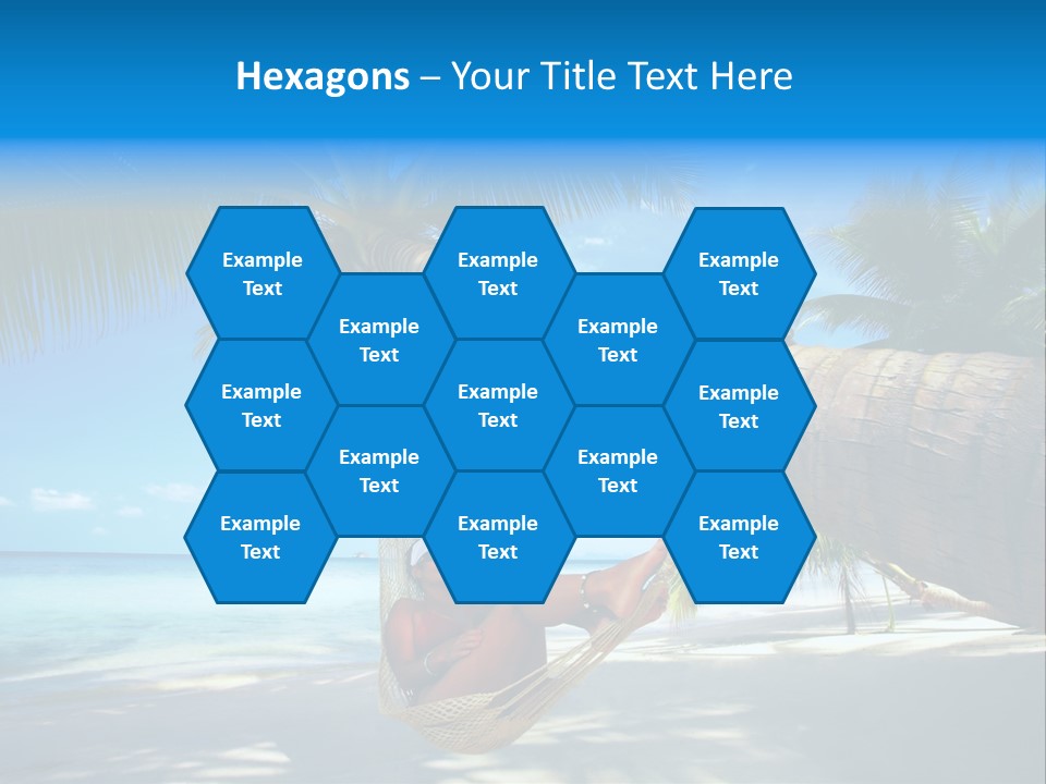 Ocean Bracelet Woman PowerPoint Template