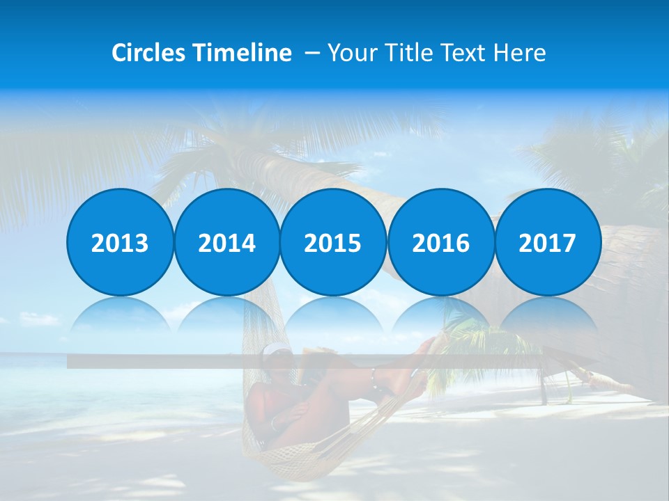 Ocean Bracelet Woman PowerPoint Template