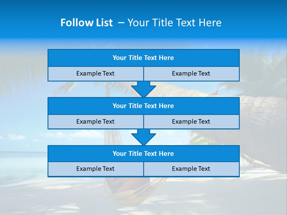 Ocean Bracelet Woman PowerPoint Template