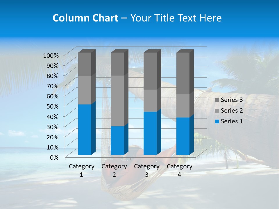 Ocean Bracelet Woman PowerPoint Template