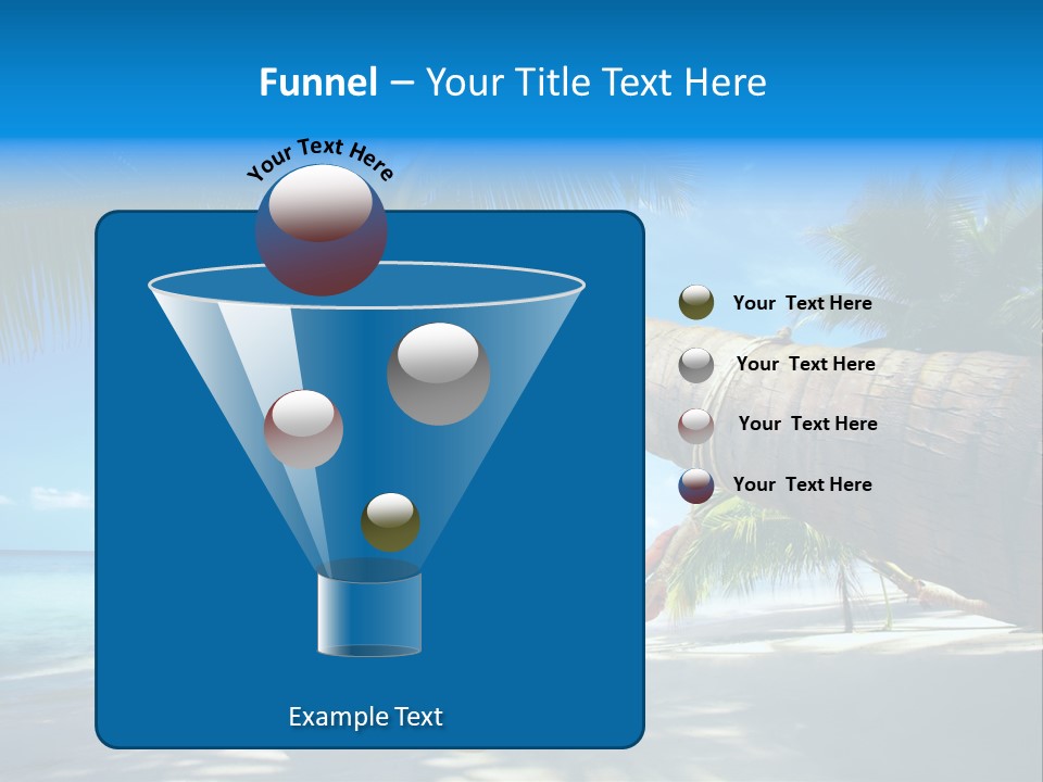 Ocean Bracelet Woman PowerPoint Template