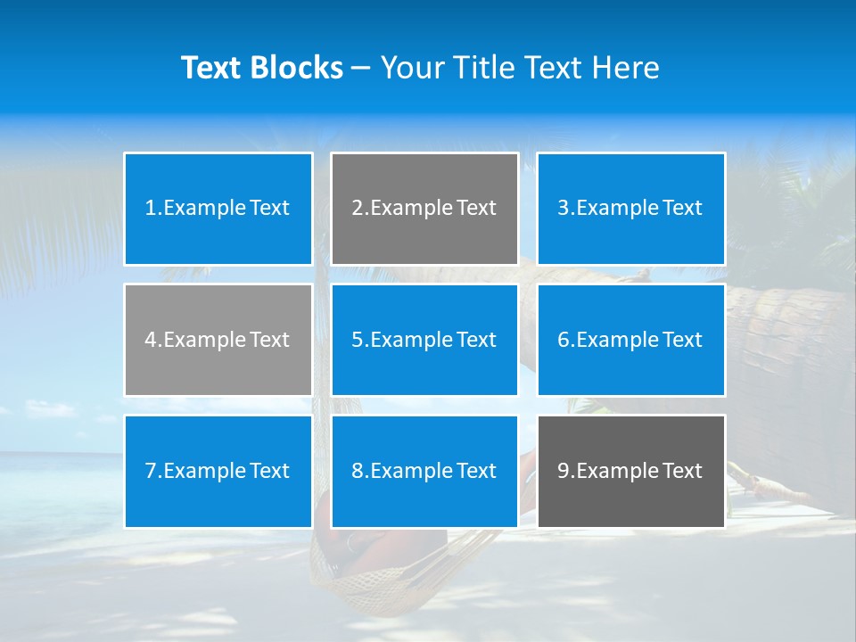 Ocean Bracelet Woman PowerPoint Template