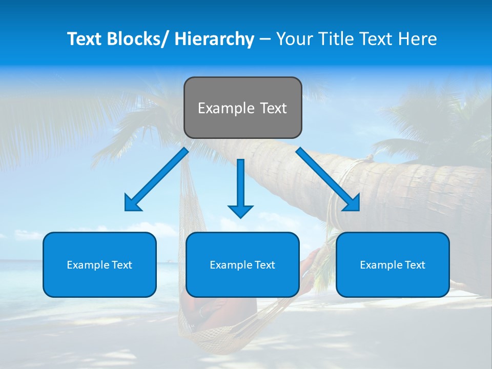 Ocean Bracelet Woman PowerPoint Template