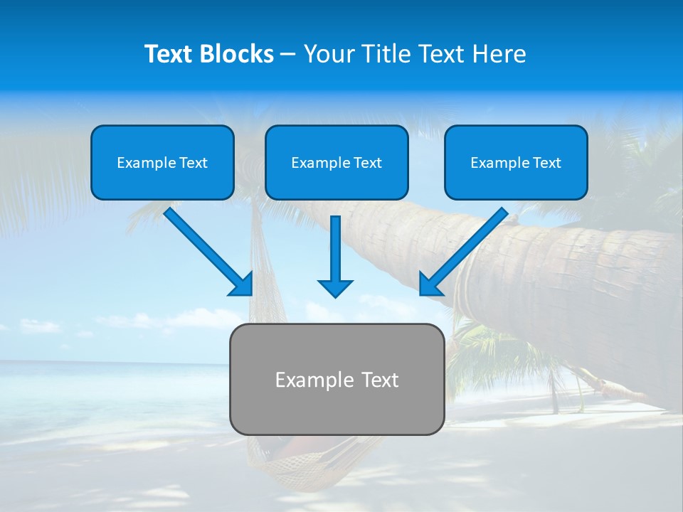 Ocean Bracelet Woman PowerPoint Template