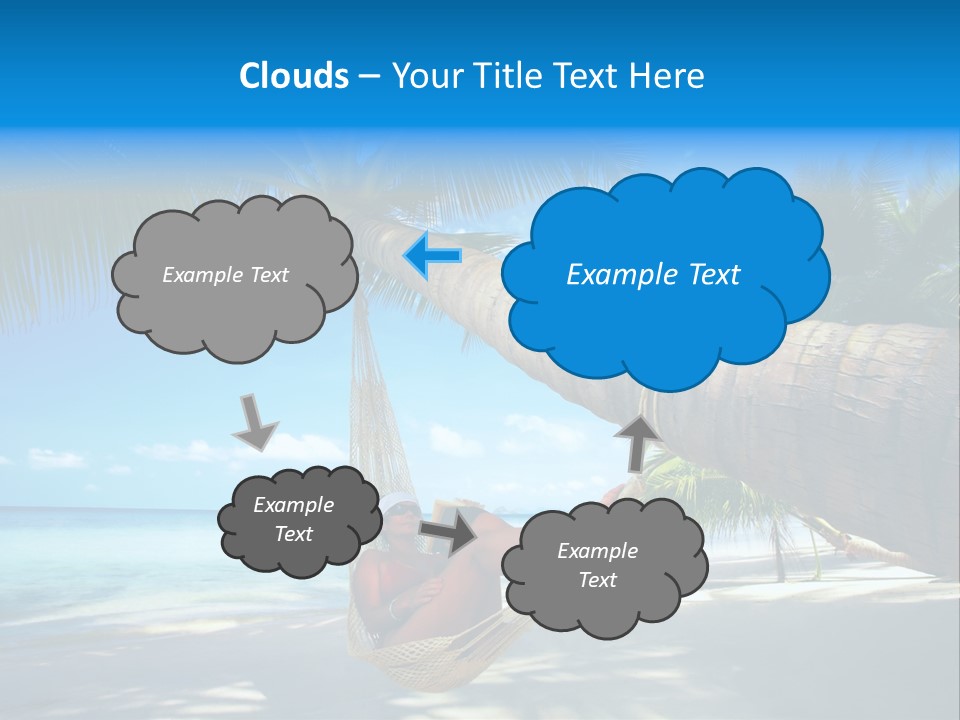 Ocean Bracelet Woman PowerPoint Template