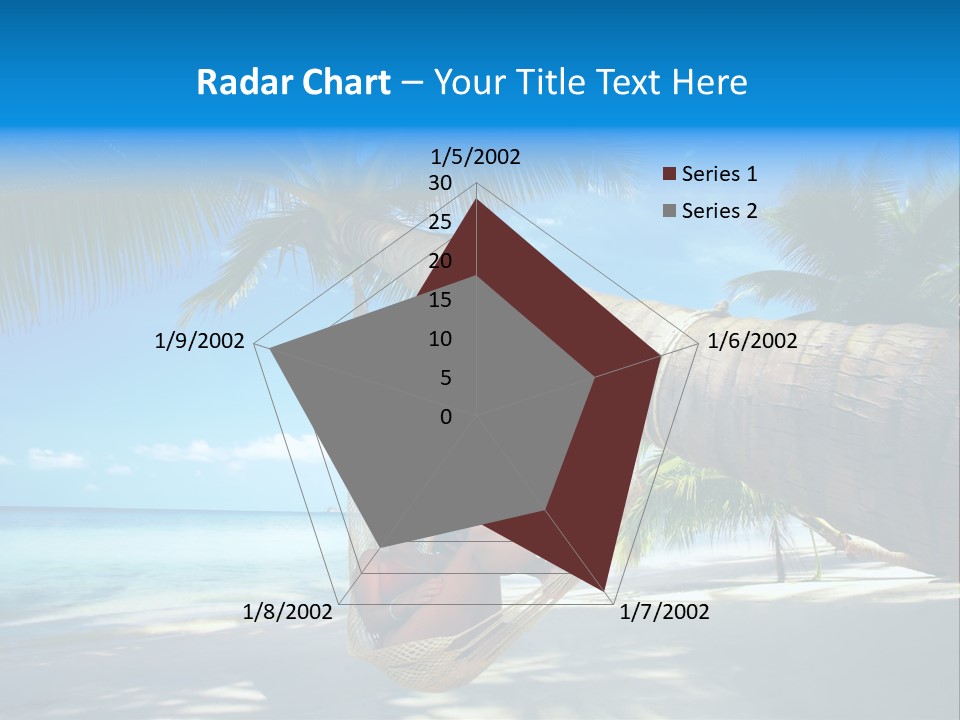 Ocean Bracelet Woman PowerPoint Template