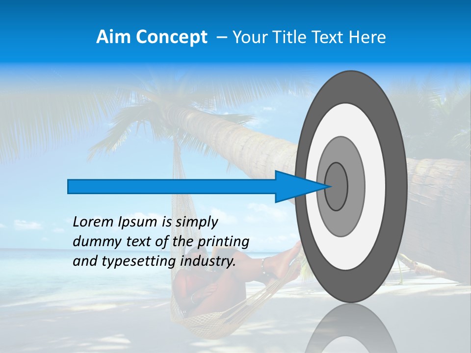 Ocean Bracelet Woman PowerPoint Template