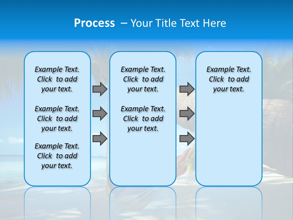 Ocean Bracelet Woman PowerPoint Template