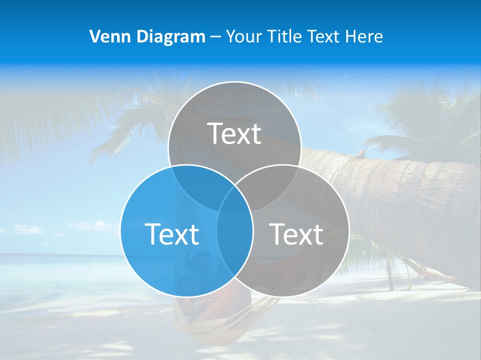 Ocean Bracelet Woman PowerPoint Template