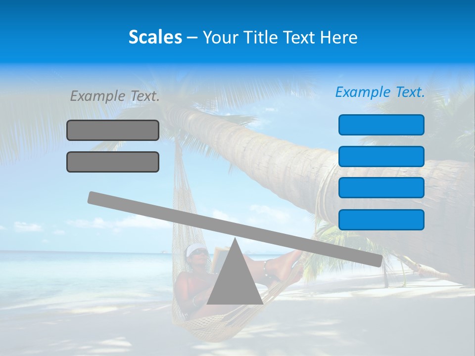 Ocean Bracelet Woman PowerPoint Template