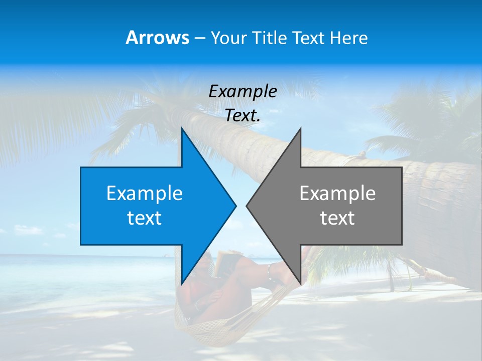 Ocean Bracelet Woman PowerPoint Template