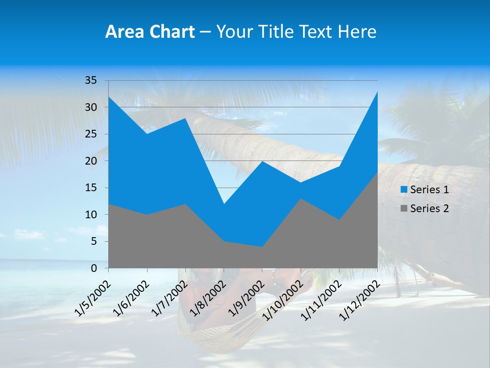 Ocean Bracelet Woman PowerPoint Template