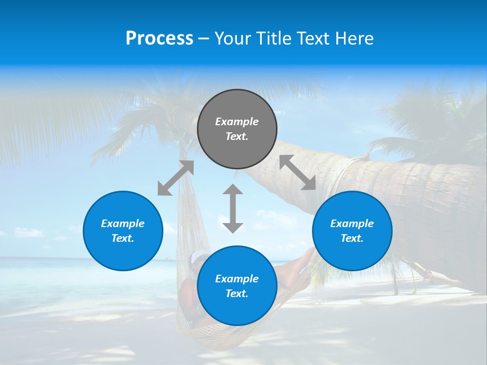 Ocean Bracelet Woman PowerPoint Template