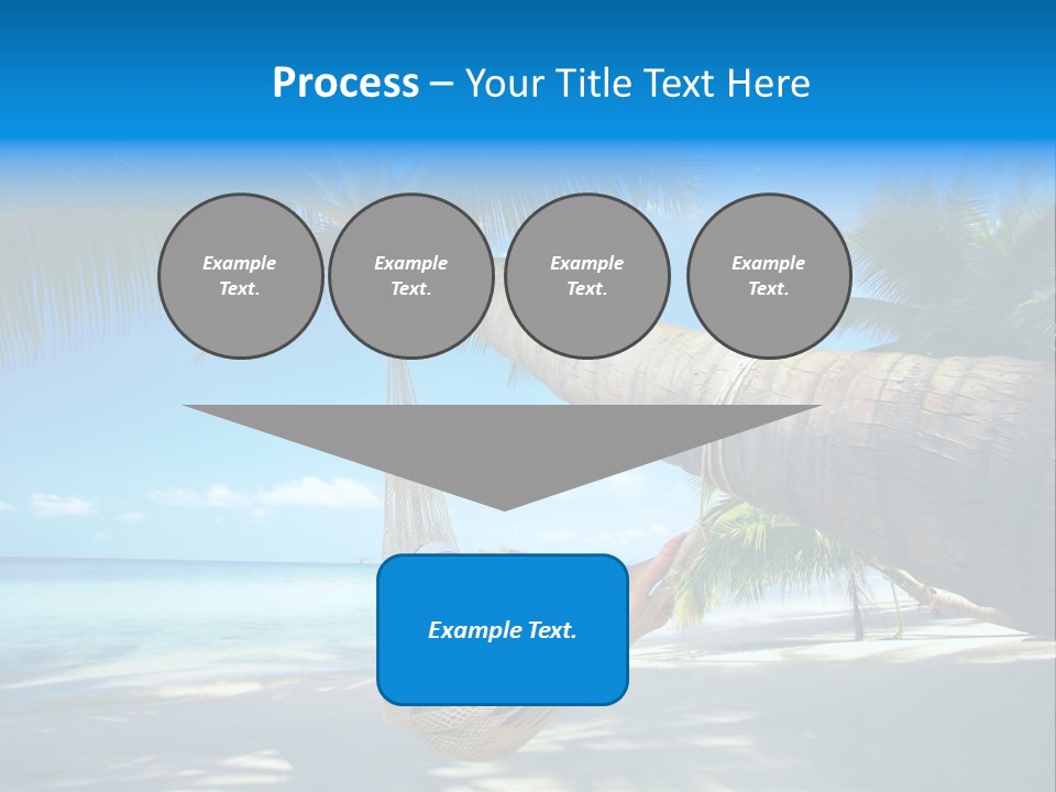 Ocean Bracelet Woman PowerPoint Template