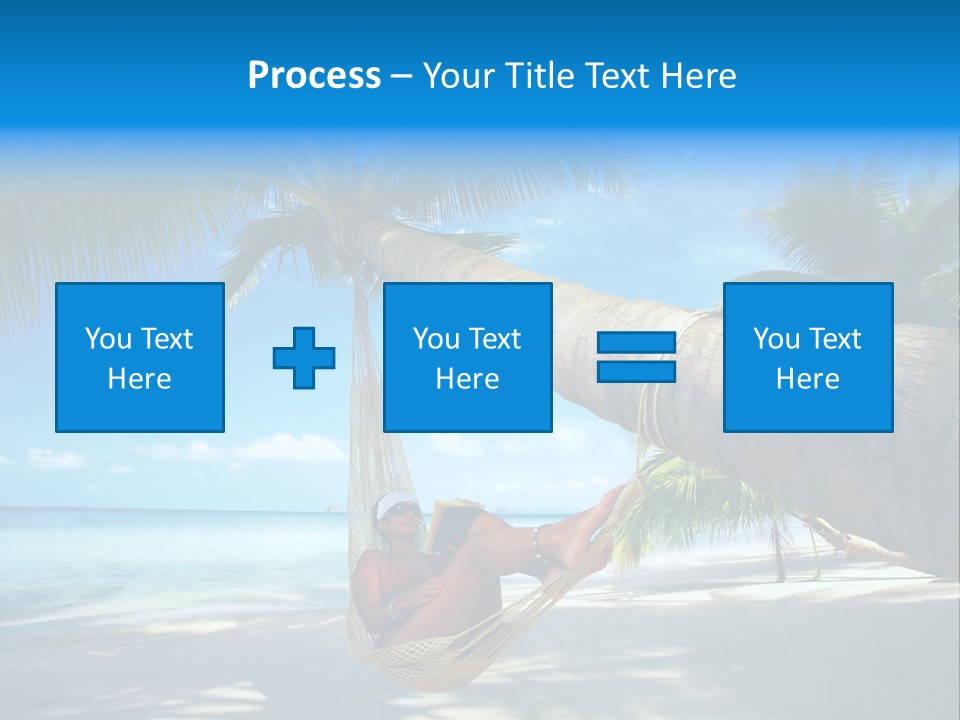 Ocean Bracelet Woman PowerPoint Template