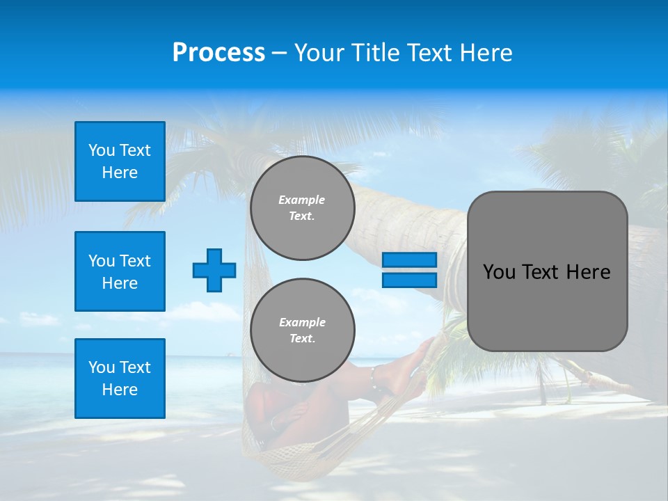 Ocean Bracelet Woman PowerPoint Template