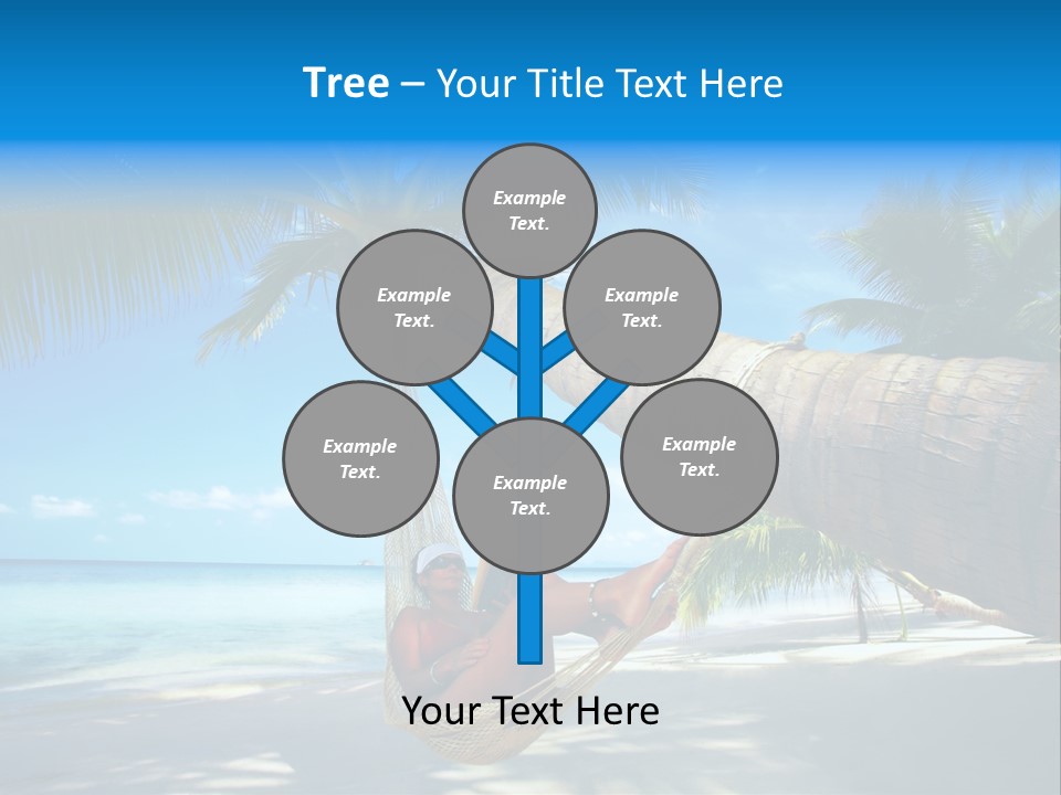 Ocean Bracelet Woman PowerPoint Template